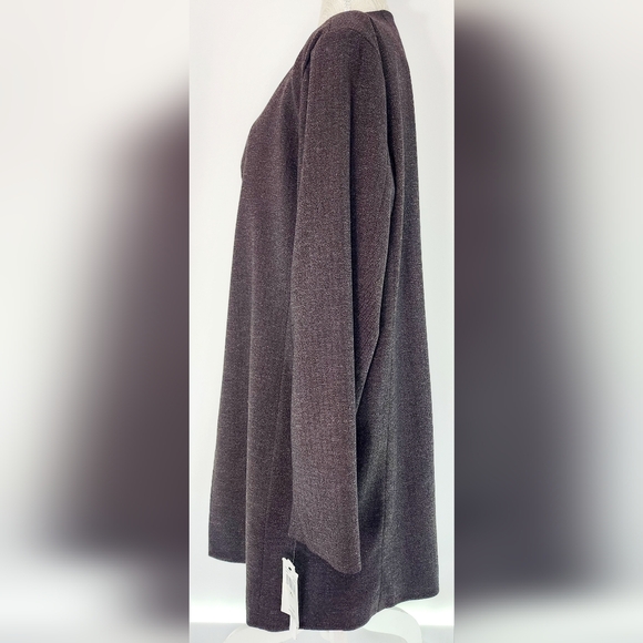 Amanda + Chelsea brown tweed topper jacket - Picture 2 of 10